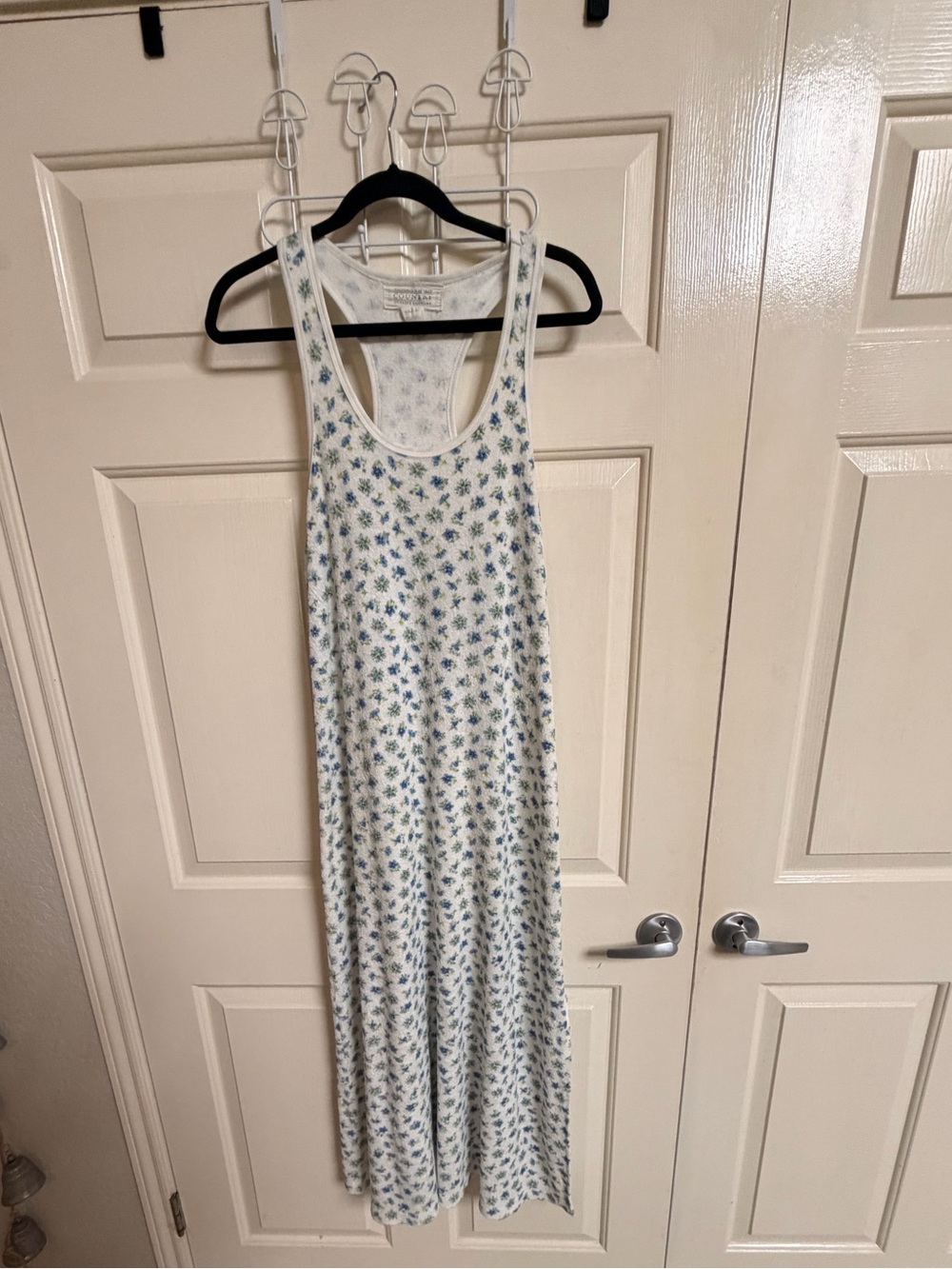 VTG 90s RARE Victoria’s Secret Country Terrycloth Racerback Slit Maxi Dress